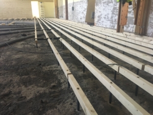 Ventilerat sportgolv med SubFloor golvventilation